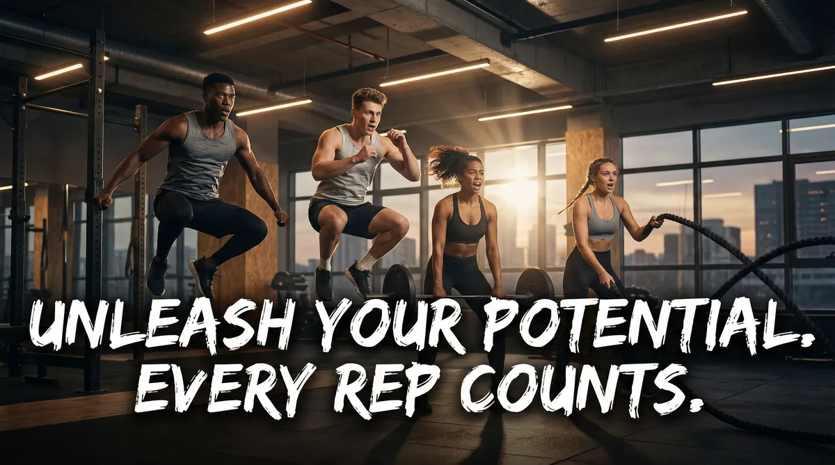 30天蜕变健身挑战海报 - 抖阴