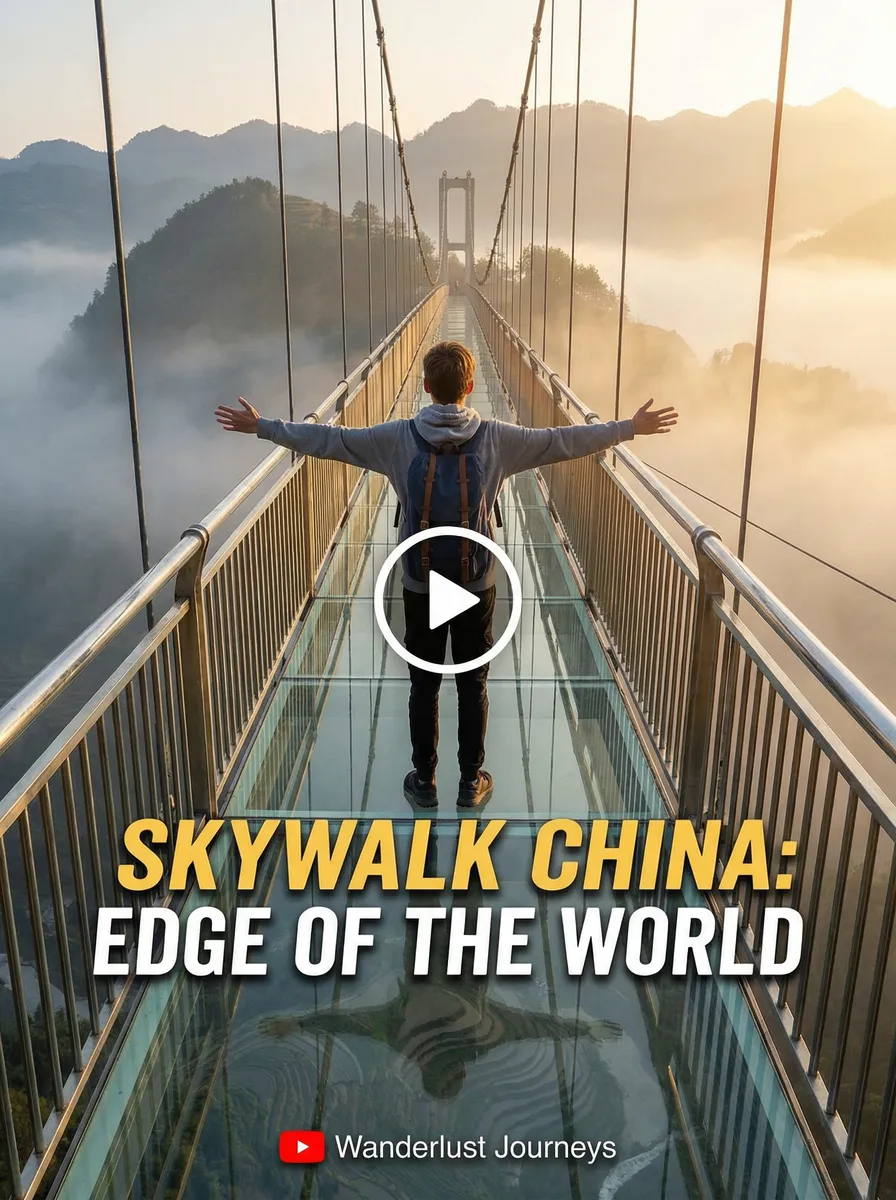 玻璃栈道旅行冒险 - 抖阴 精神小妹