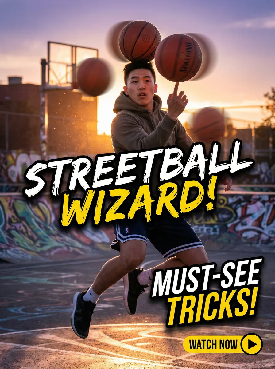 夕阳下花式篮球运动视频 - 抖阴