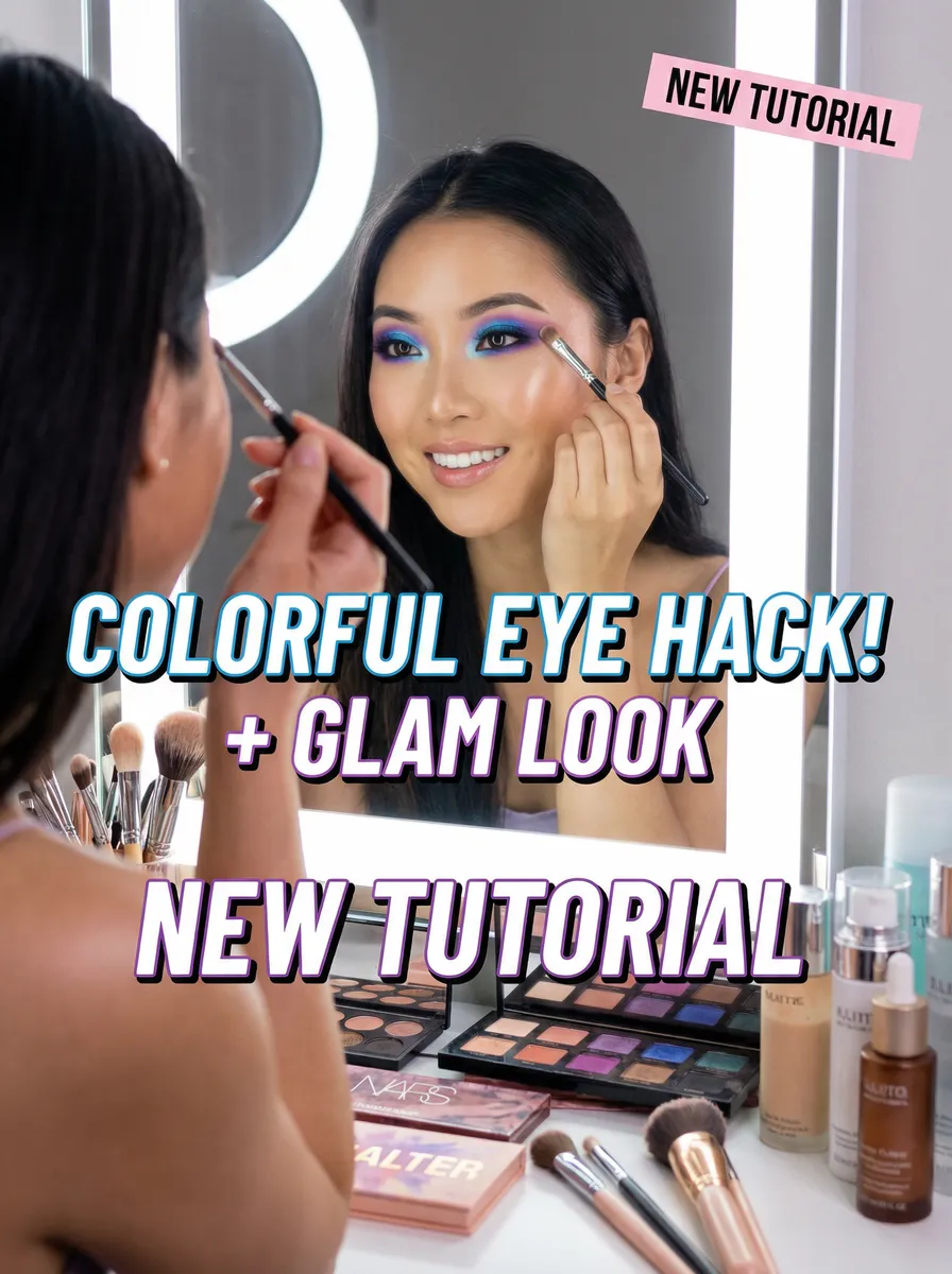 美妆教程眼影画法 - 抖阴 精神小妹